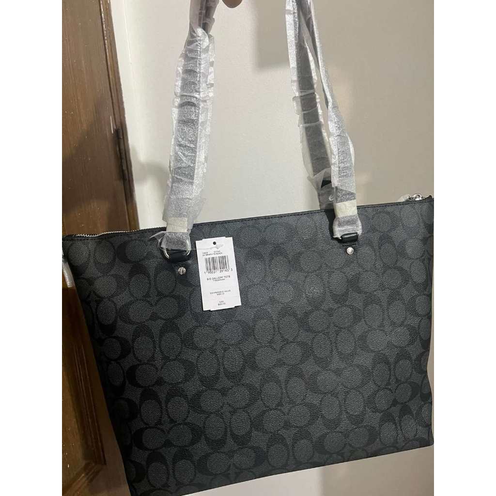 ORIG & IMPORTED CCH Gallery Tote Black Bag In Signature Canvas