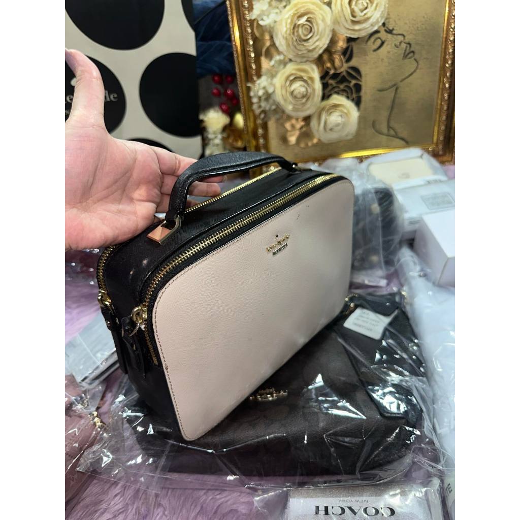 ORIG Preloved KS Large Juliet Crossbody Beige Bag
