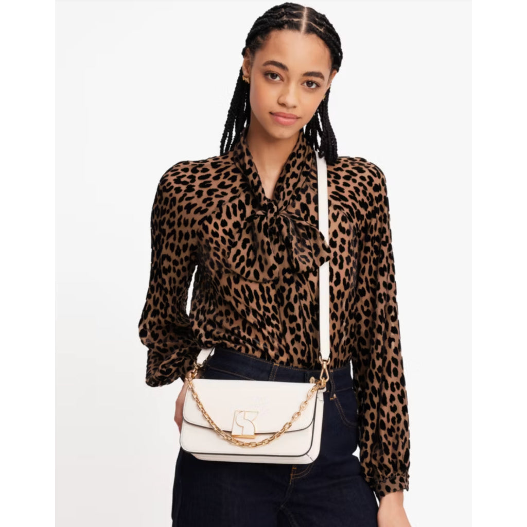 ORIG & IMPORTED KS Dakota Black / White Small Crossbody Bag