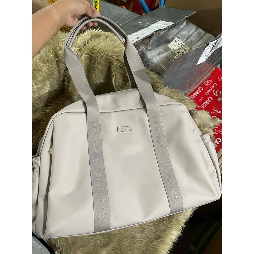 ORIG & IMPORTED KS Carter Nylon Large Weekender Black/Grey/Brown Bag