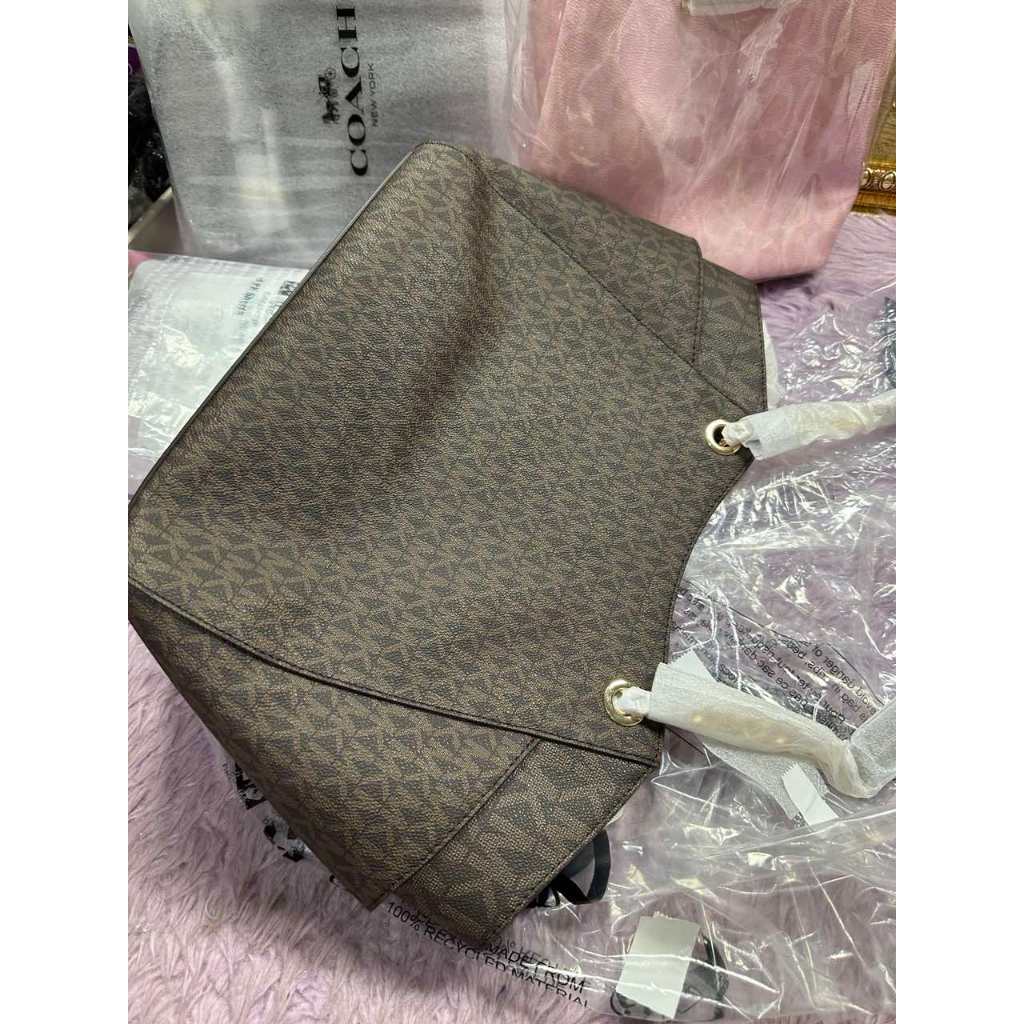ORIG & IMPORTED MK Jet Set Travel Large Chain Shoulder Tote Bag Brown