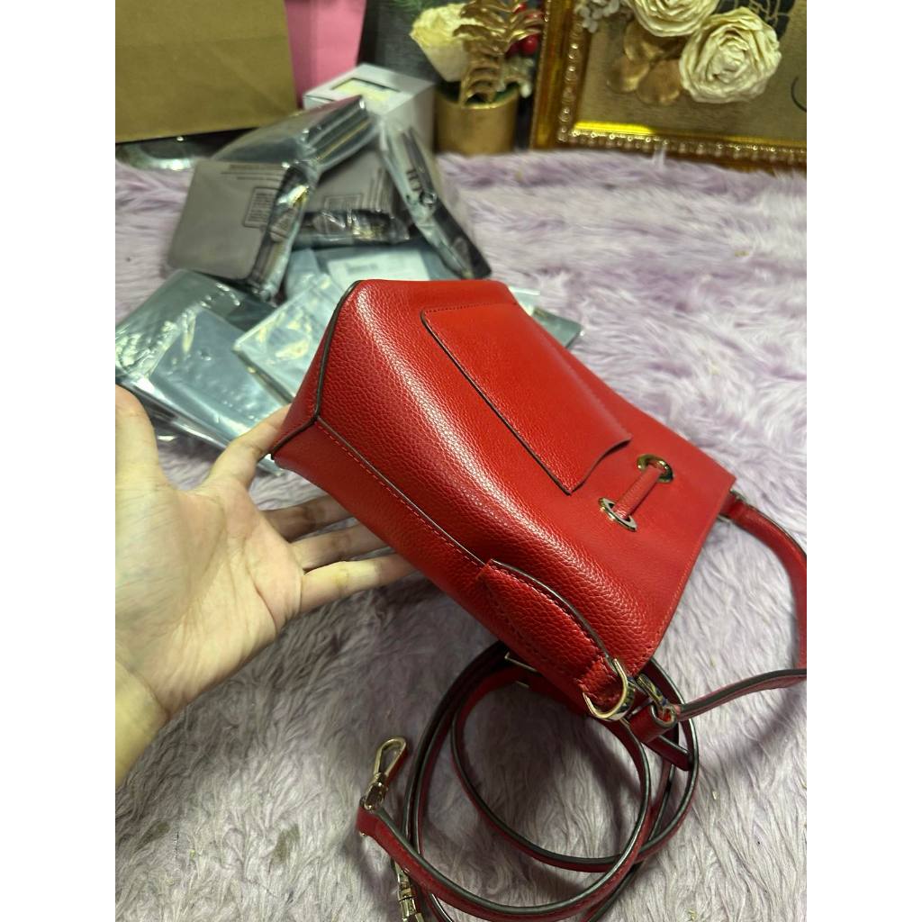 ORIG Preloved KS Eva Small Bucket Red Bag