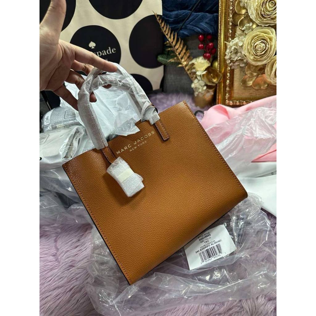 ORIG & IMPORTED MJ Mini Grind Tote Smoked Almond Brown Bag