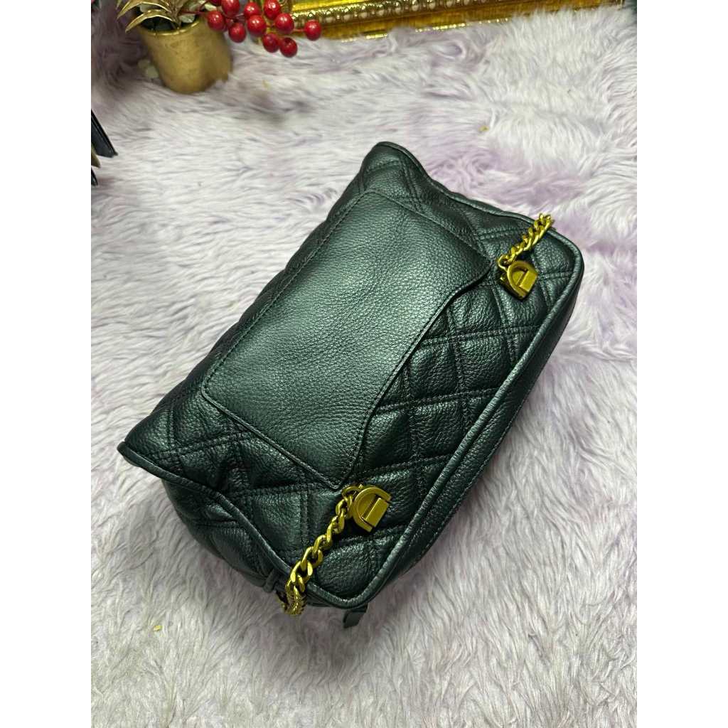ORIG Preloved MJ RARE The Status Shoulder Black Bag