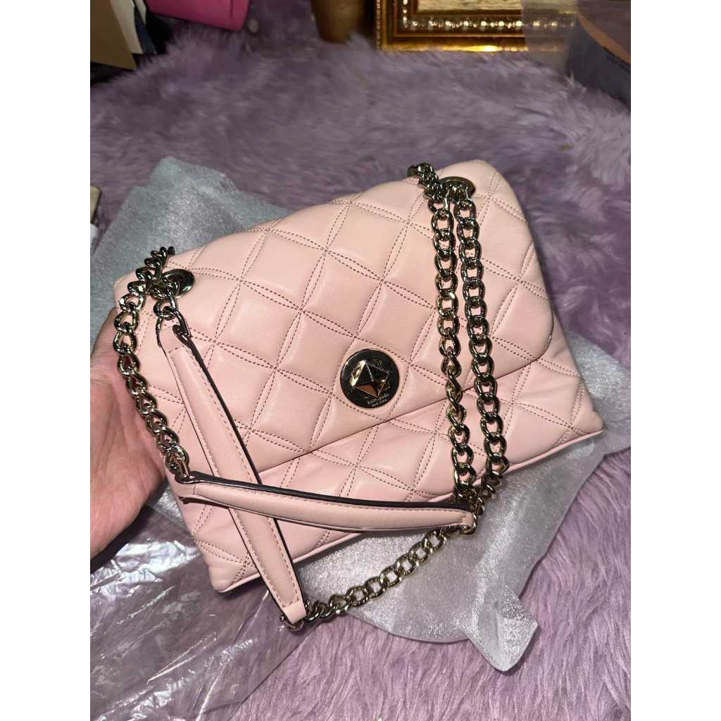 ORIG Preloved KS Natalia Small Flap Crossbody Pink Bag