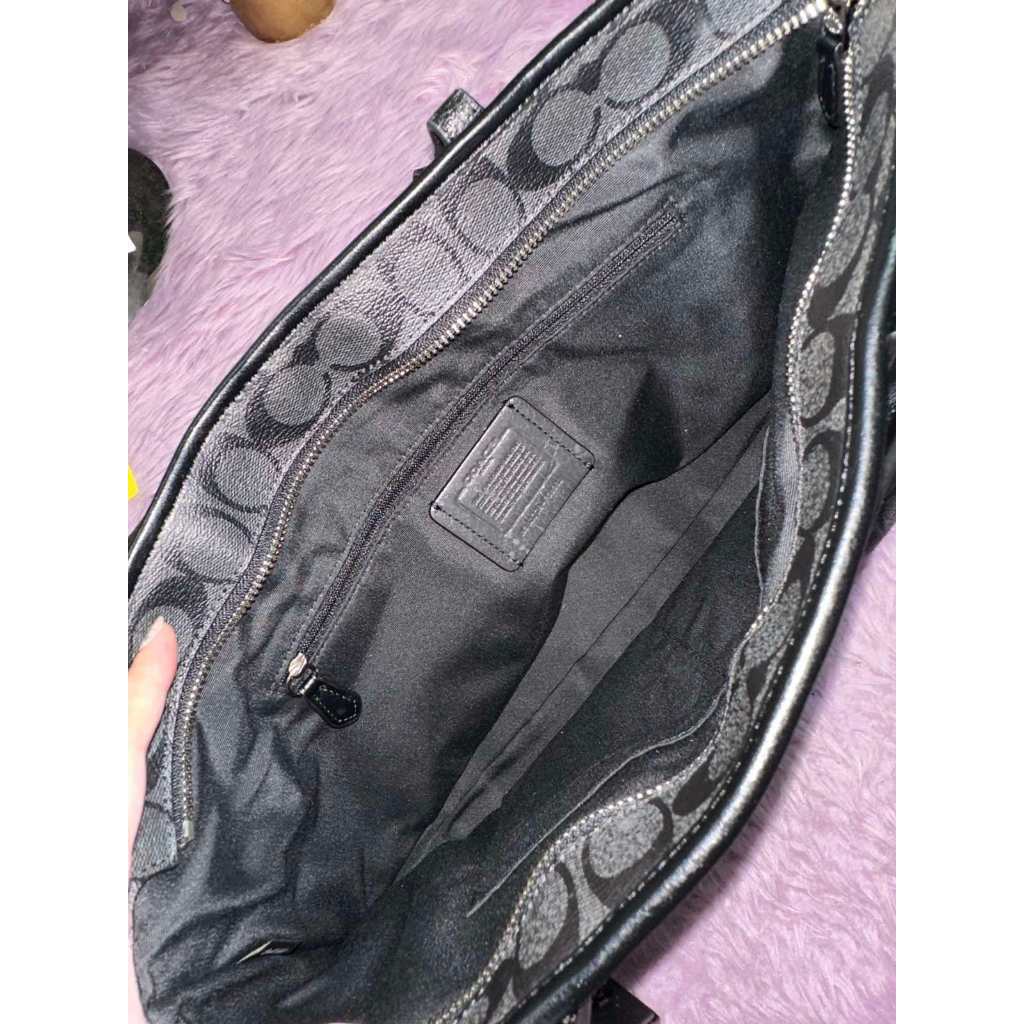 ORIG & IMPORTED CCH City Zip Tote In Signature Canvas Black Bag