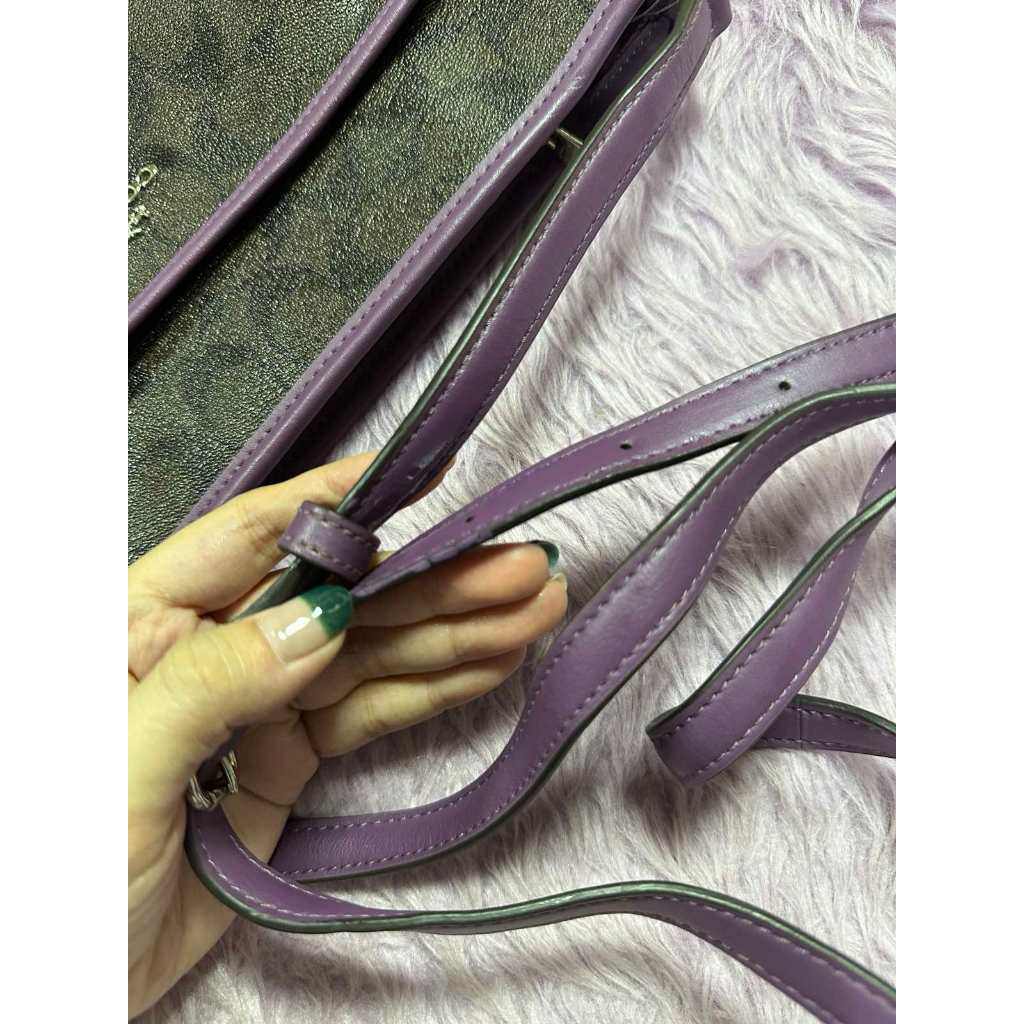 ORIG & IMPORTED CCH File Brown/Purple Slim Bag
