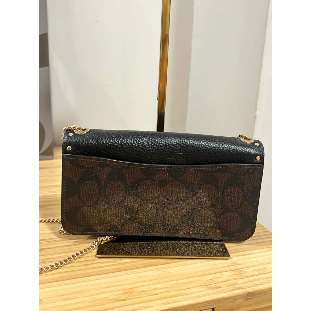 ORIG Preloved CCH Morgan Crossbody Chain Small Brown Bag