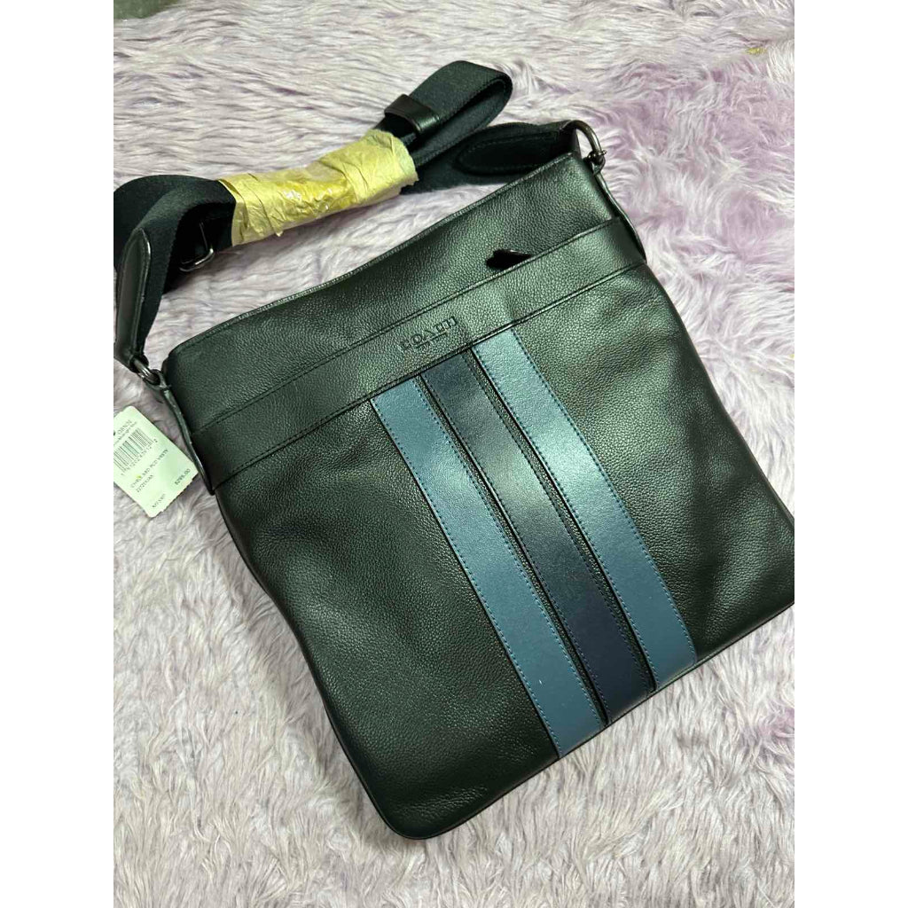 ORIG & IMPORTED CCH Charles Crossbody Men Black File Slim Bag