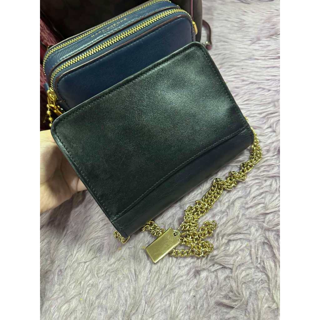 ORIG Preloved CCH  Black Leather Bowery Crossbody Bag