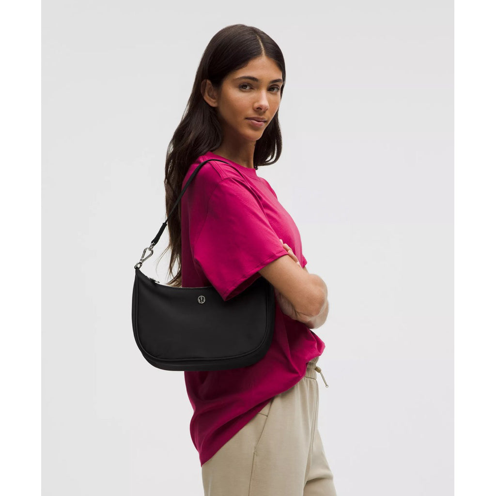 ORIG & IMPORTED Lululemon City Essentials Small Shoulder Nylon Bag 3L Pink/Red/Black