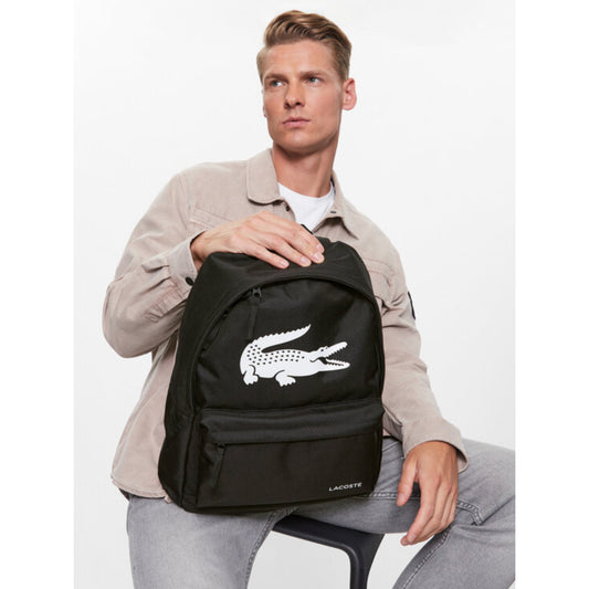 ORIG & IMPORTED Lacoste Neocroc Backpack Black Bag