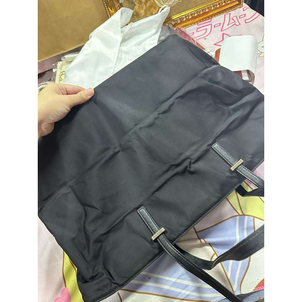 ORIG Preloved KS Blake Avenue Margareta Large Travel Tote Black Bag