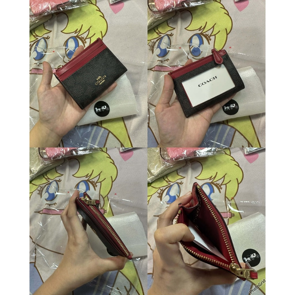 ORIG & IMPORTED Co@ch MINI SKINNY ID CASE CARD HOLDER SMALL WALLET - ORIG, US IMPORTED