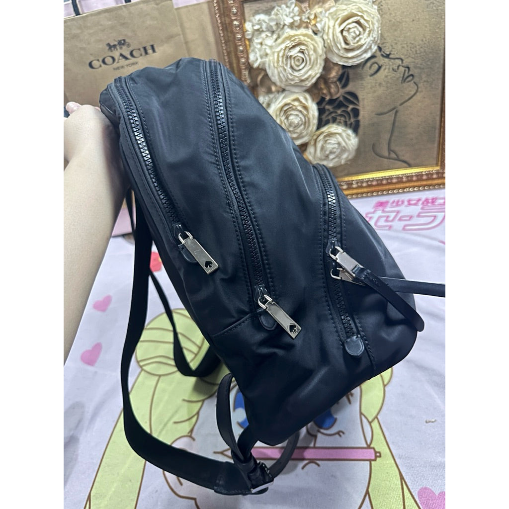 ORIG Preloved KS Karissa Nylon Backpack Black Bag
