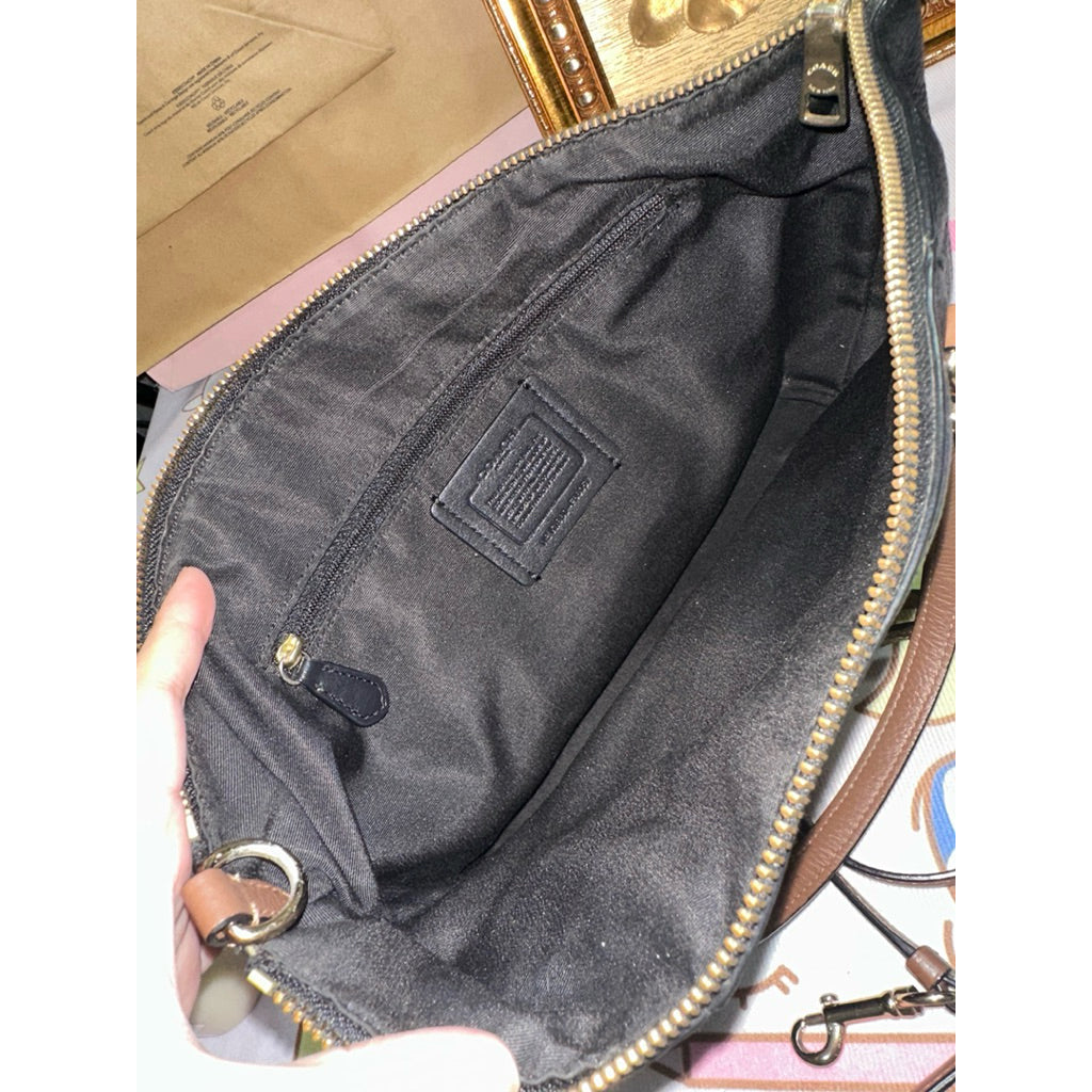 ORIG Preloved CCH Prairie Satchel Black/Brown Bag