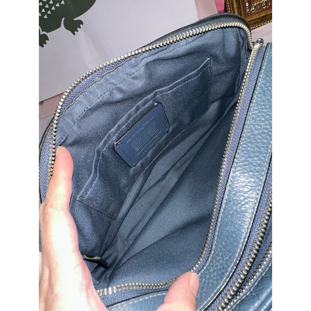 ORIG Preloved CCH Jes Double Zip Camera Blue Bag
