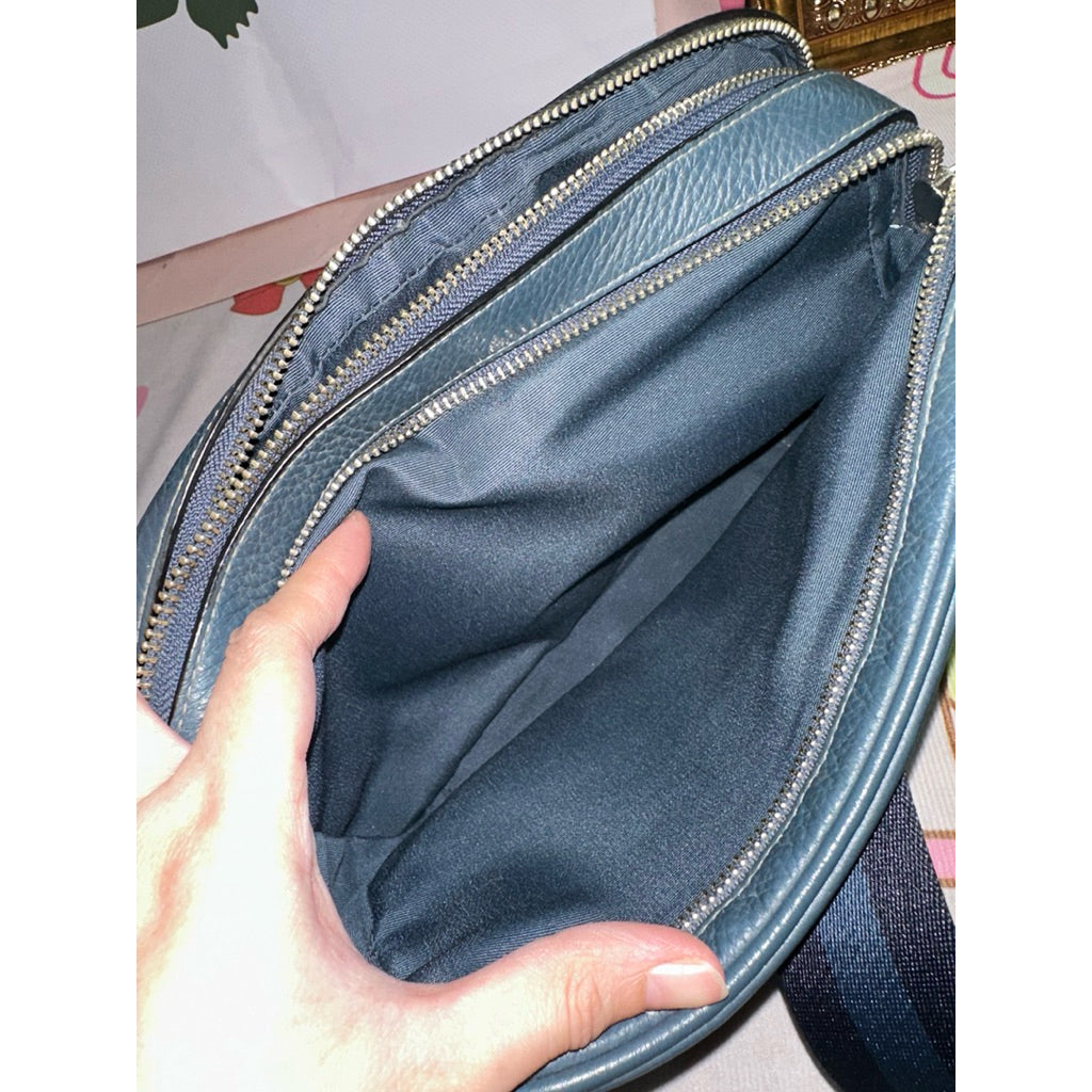 ORIG Preloved CCH Jes Double Zip Camera Blue Bag