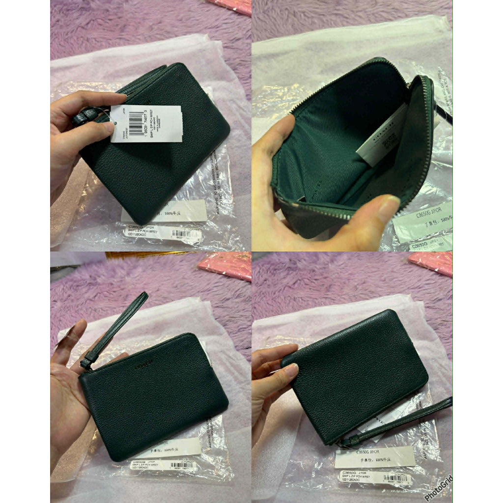 ORIG & IMPORTED CCH Corner Zip Small Wristlet Card Purse Wallet