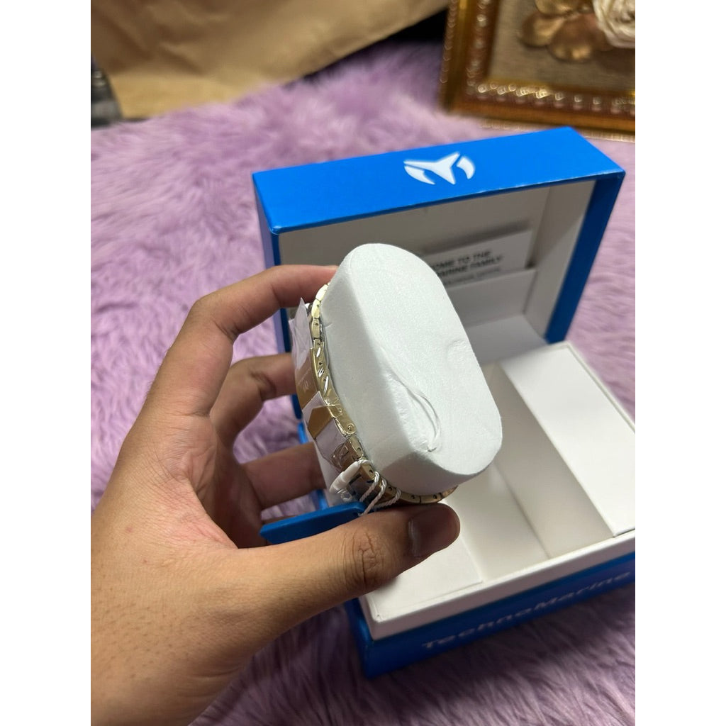 ORIG & IMPORTED Technomarine OCEAN 36mm TM-318111 Gold Lady's Watch