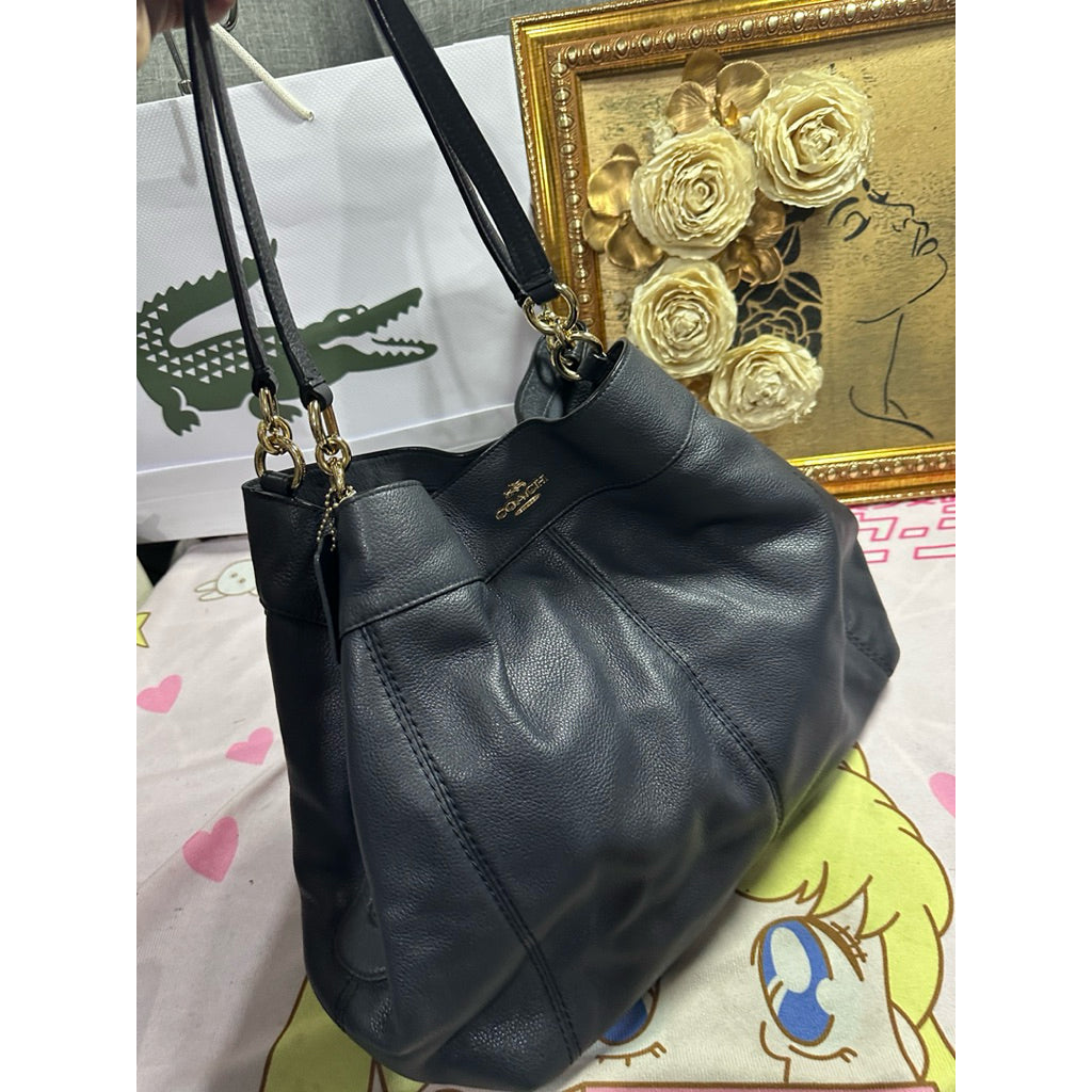 ORIG Preloved CCH Lexy Large Navy Blue Shoulder Bag