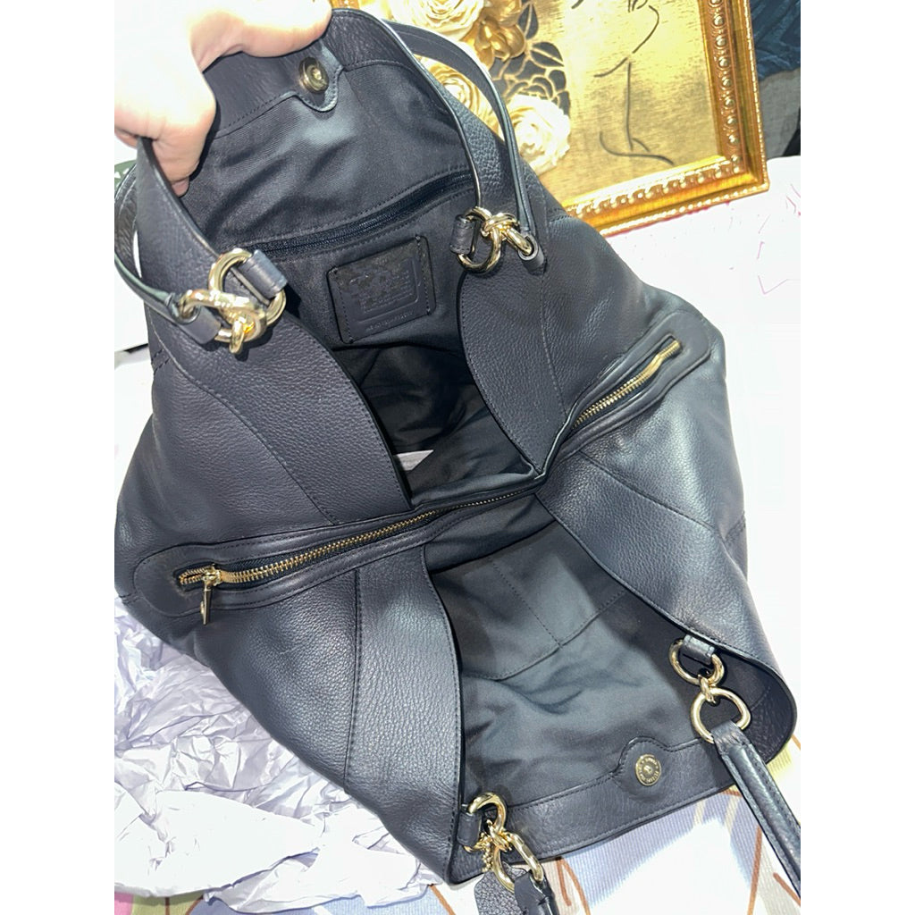 ORIG Preloved CCH Lexy Large Navy Blue Shoulder Bag