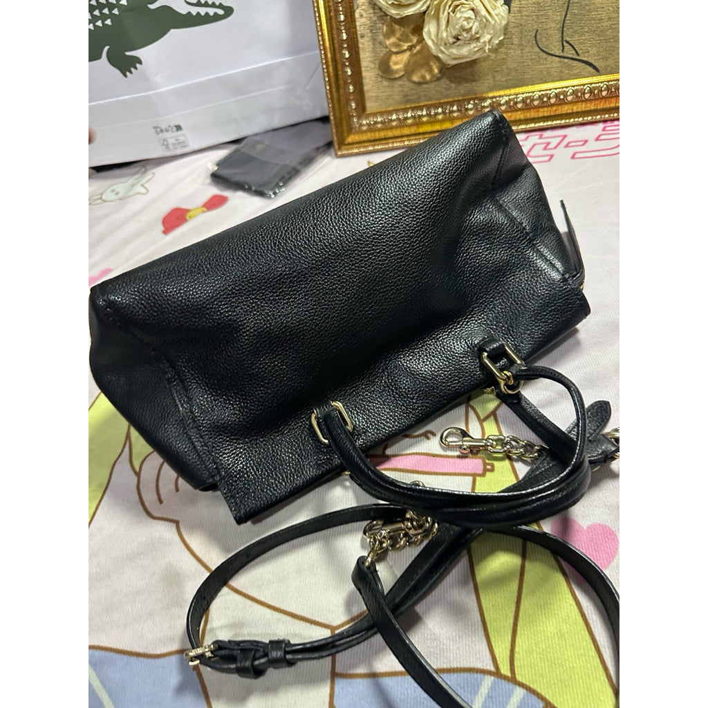 ORIG Preloved RARE CCH Fulton Satchel Black Bag