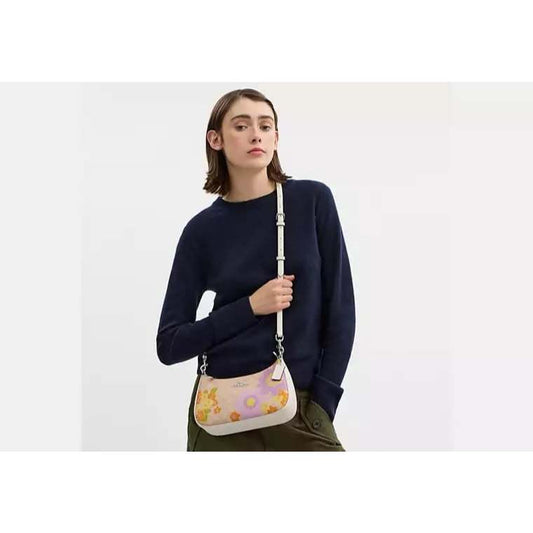 ORIG & IMPORTED CCH Teri Shoulder Bag In Signature Canvas With Floral Print