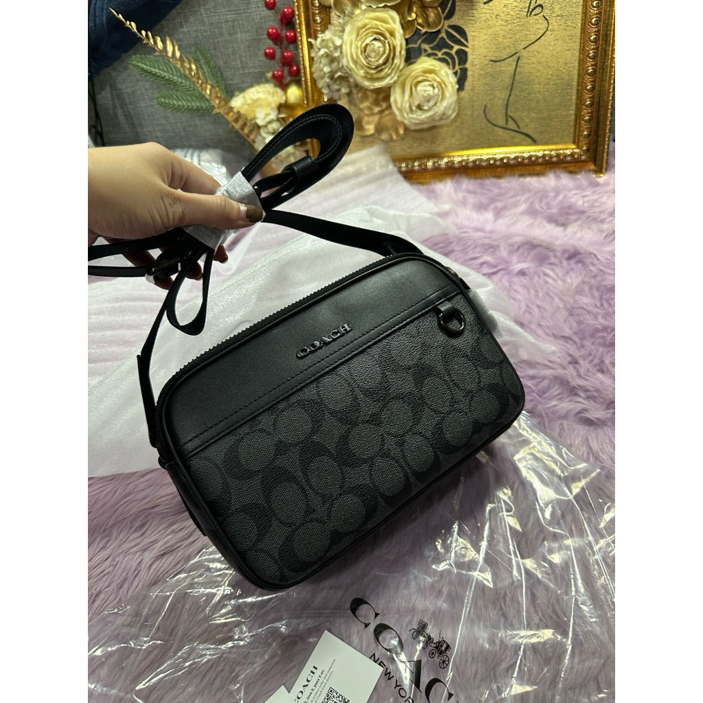 ORIG & IMPORTED CCH Graham Crossbody In Signature Canvas Men's Bag Black