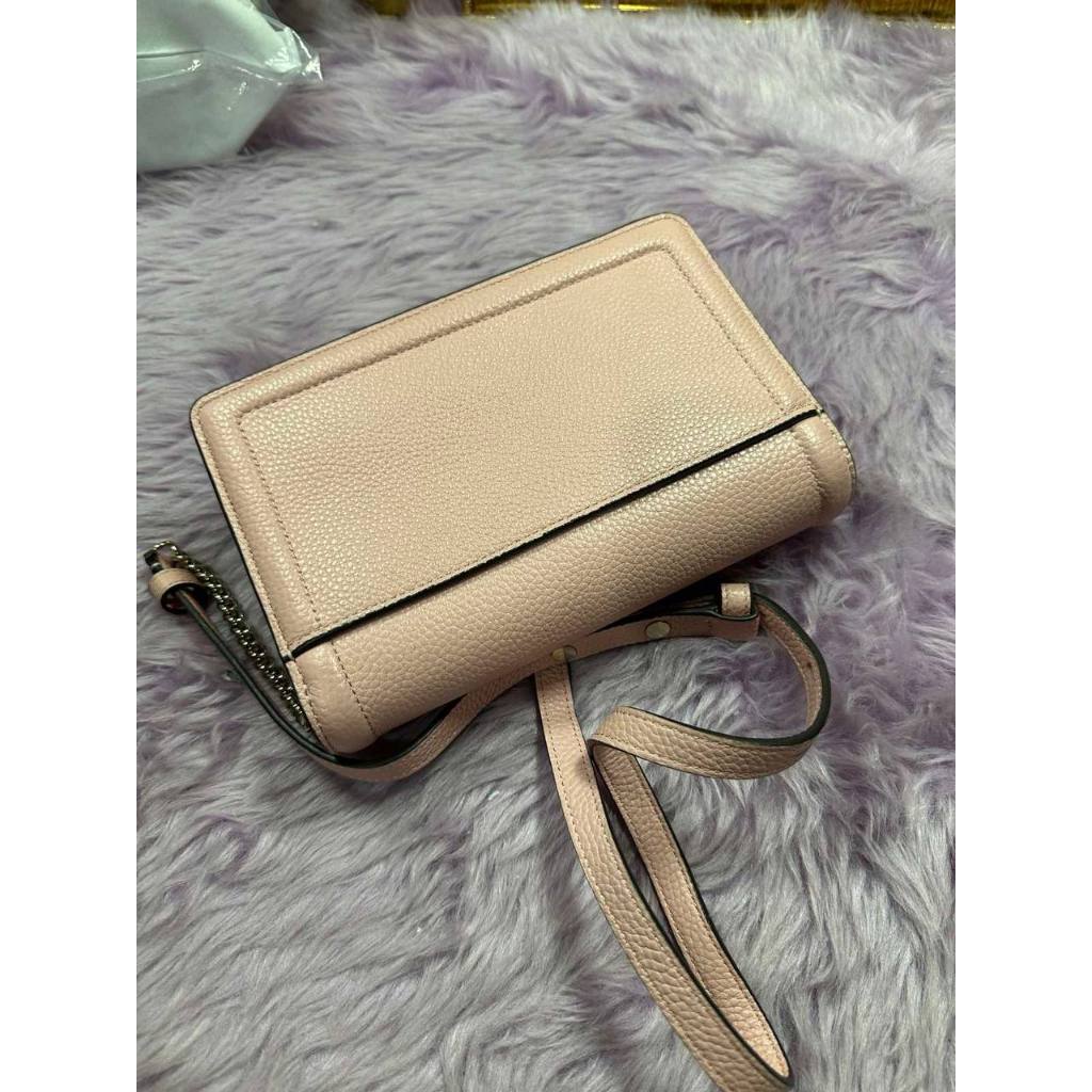 ORIG Preloved KS Knott Flap Crossbody Pink Small Phone Bag