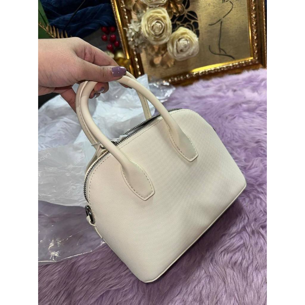 ORIG & IMPORTED LCT Mini Daily Lifestyle Bugatti Strap Small White Bag