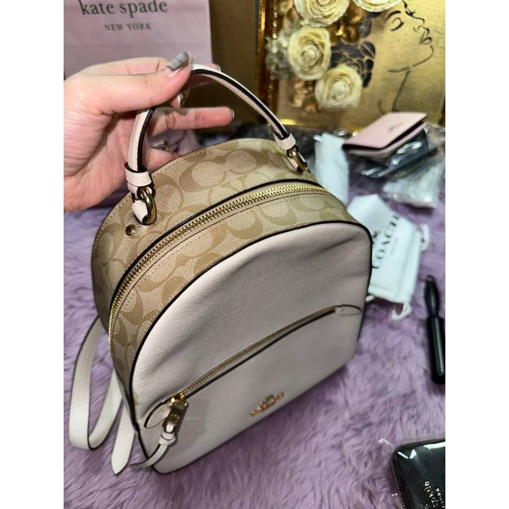 ORIG Preloved CCH Jordyn Leather Backpack White Bag