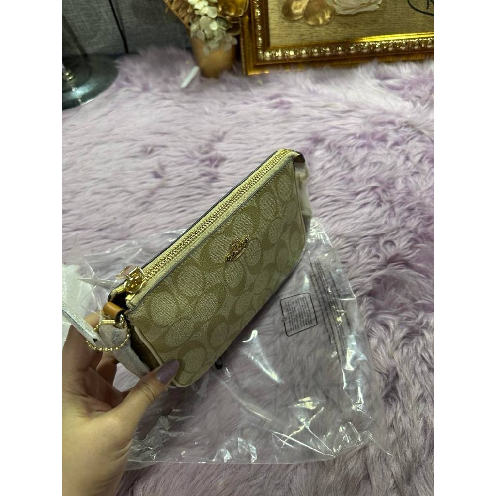 ORIG & IMPORTED CCH Nolita 19 In Signature Canvas Khaki Brown Small Kilikili Bag