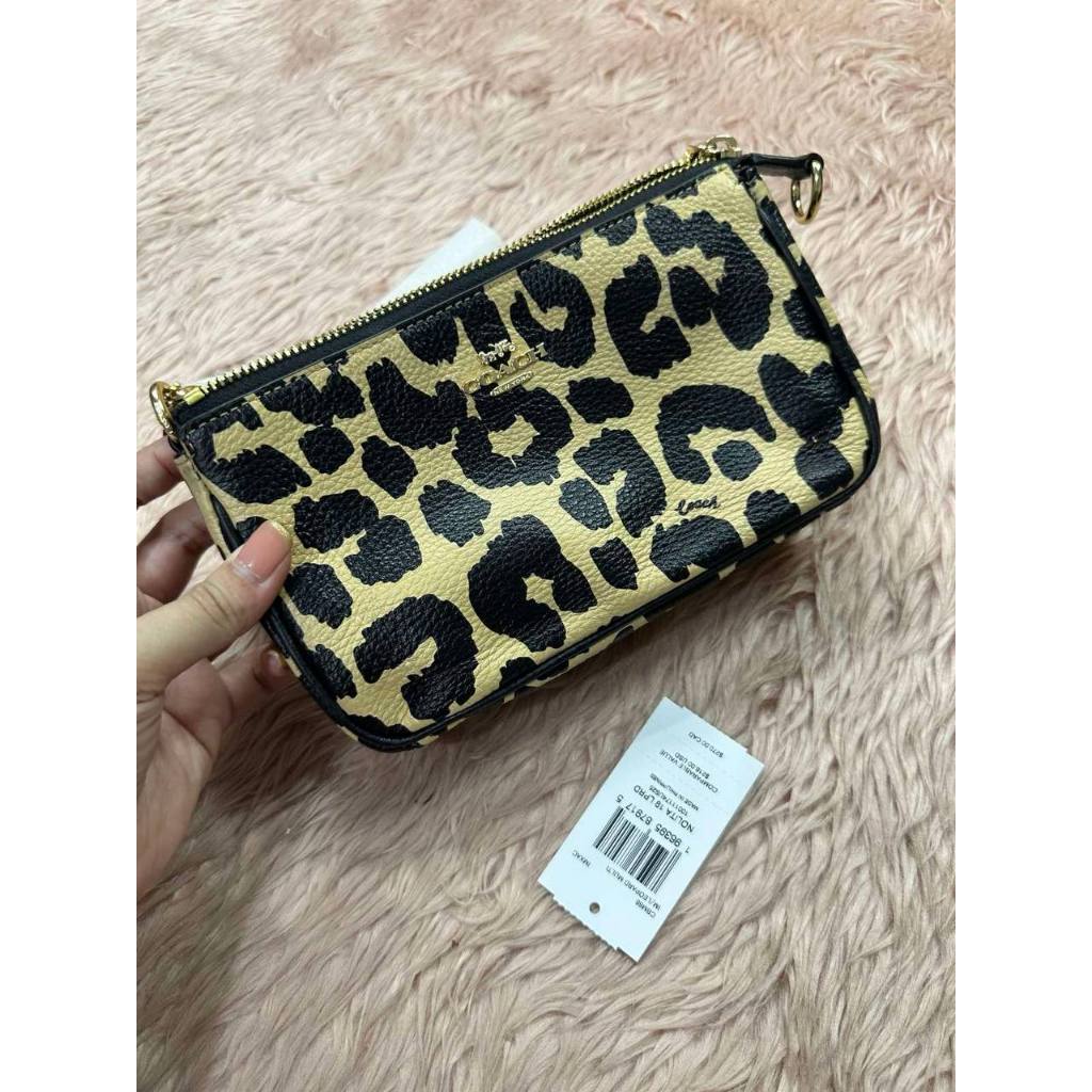 ORIG & IMPORTED CCH Nolita 19 With Leopard Print Small Bag Chain Strap