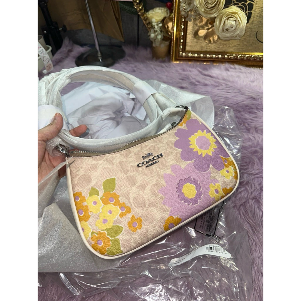 ORIG & IMPORTED CCH Teri Shoulder Bag In Signature Canvas With Floral Print