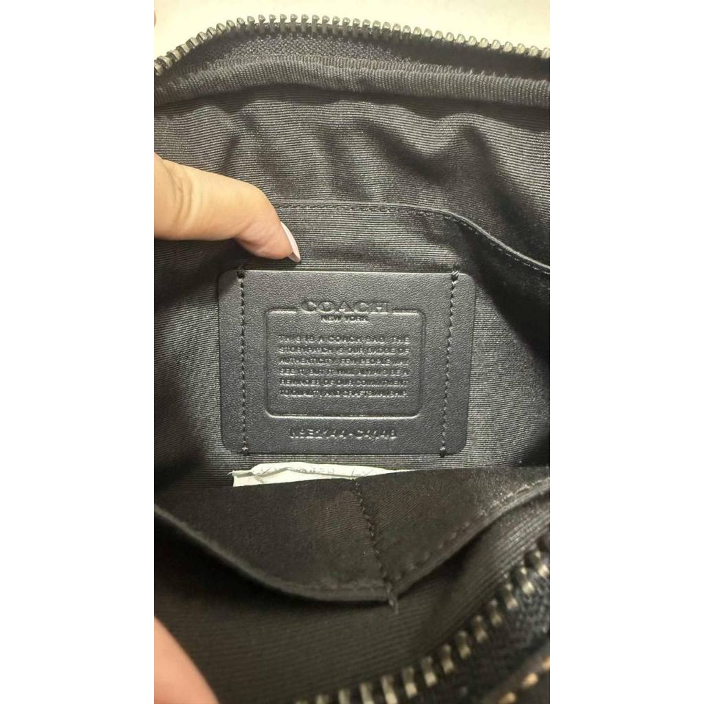 ORIG Preloved CCH Graham Crossbody Black Double Zip Men Bag
