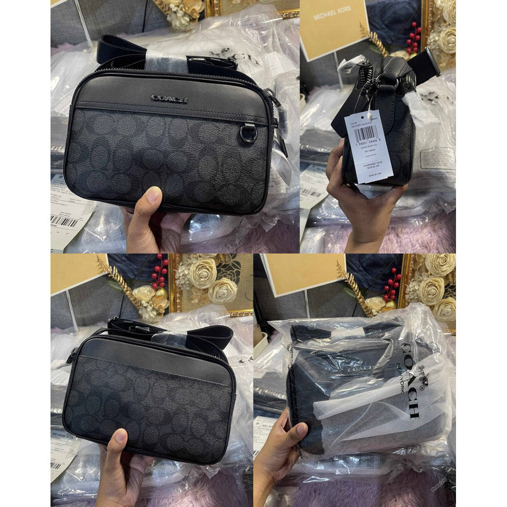 ORIG & IMPORTED CCH Graham Crossbody In Signature Canvas Men's Bag Black