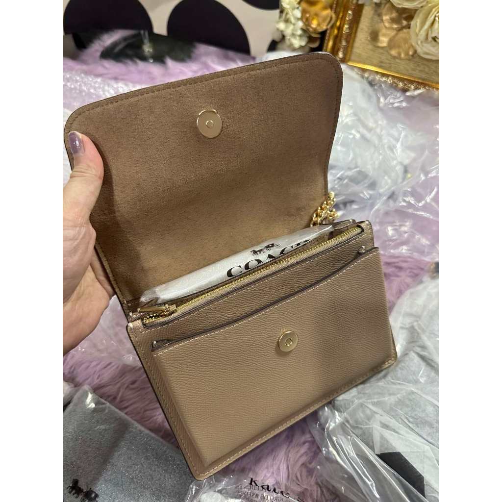 ORIG & IMPORTED CCH Mini Klare Crossbody Small Bag in Taupe Brown