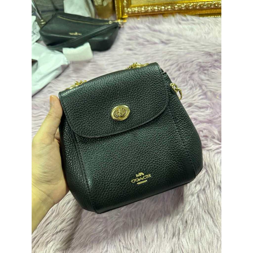 ORIG Preloved RARE CCH Convertible Backpack Small Black Bag