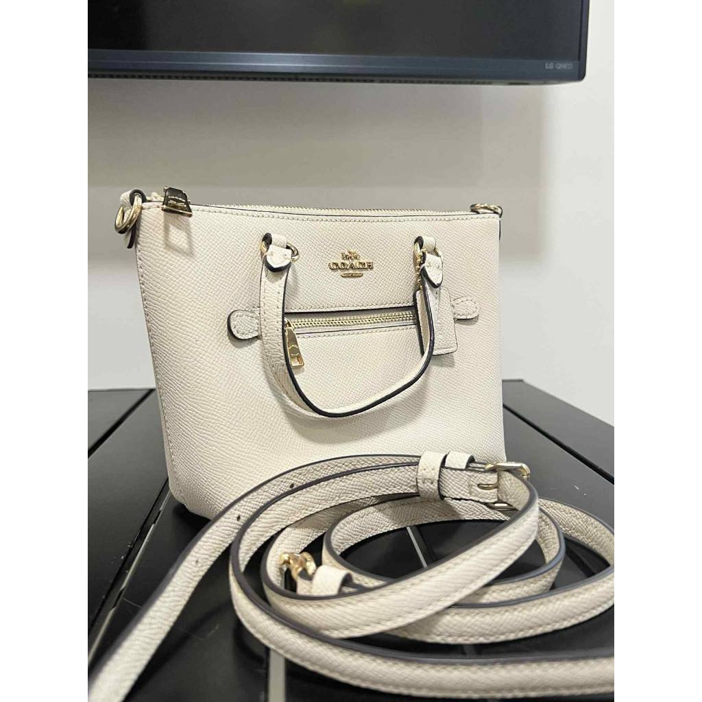 ORIG Preloved CCH Mini Gallery Crossbody Bag Chalk White