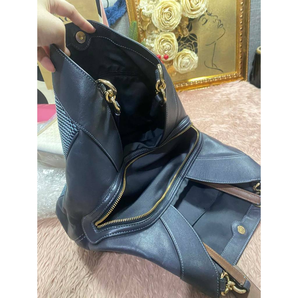 ORIG Preloved CCH Lexy Blue Denim Large Shoulder Bag