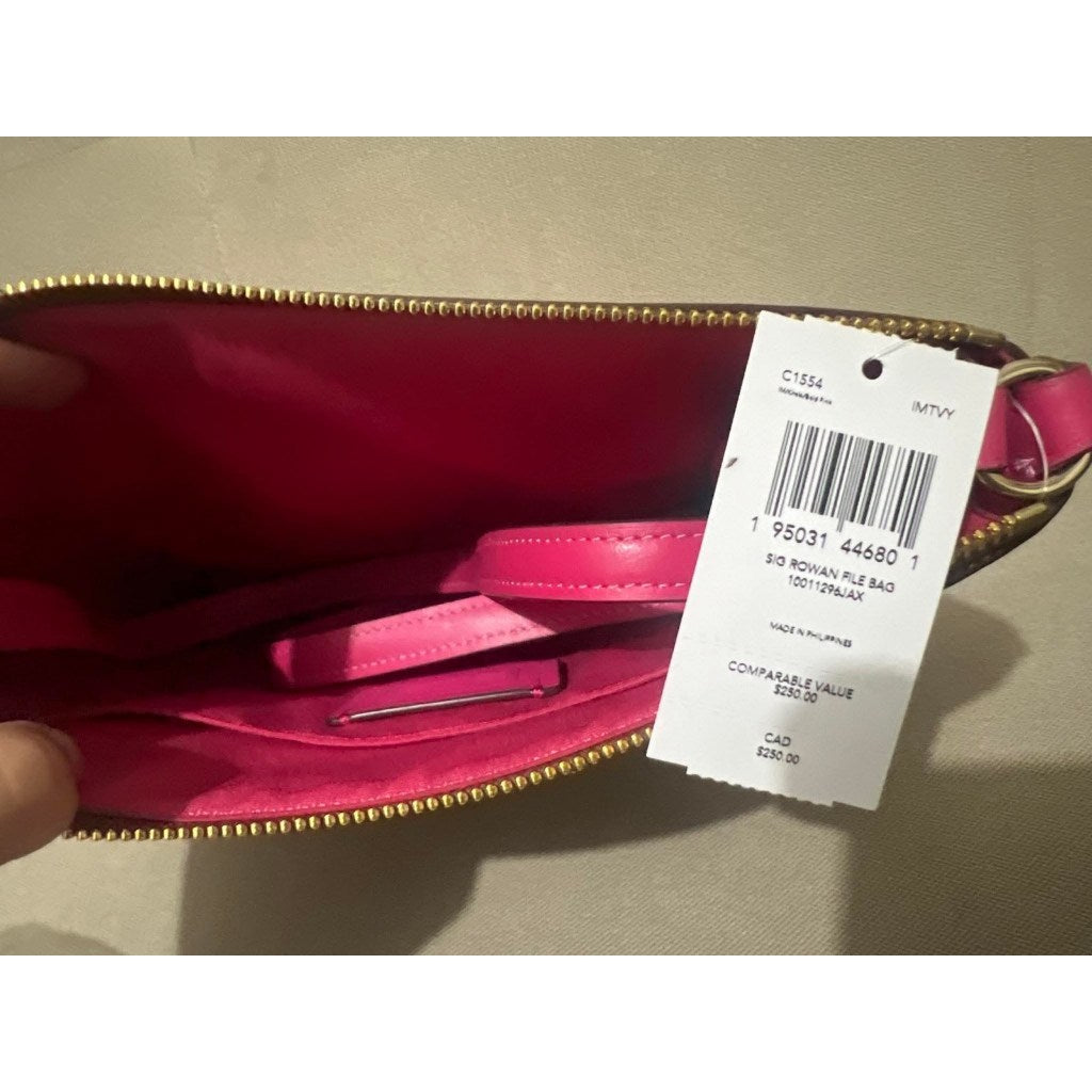 ORIG & IMPORTED CCH Rowan File Bag in Khaki/Pink