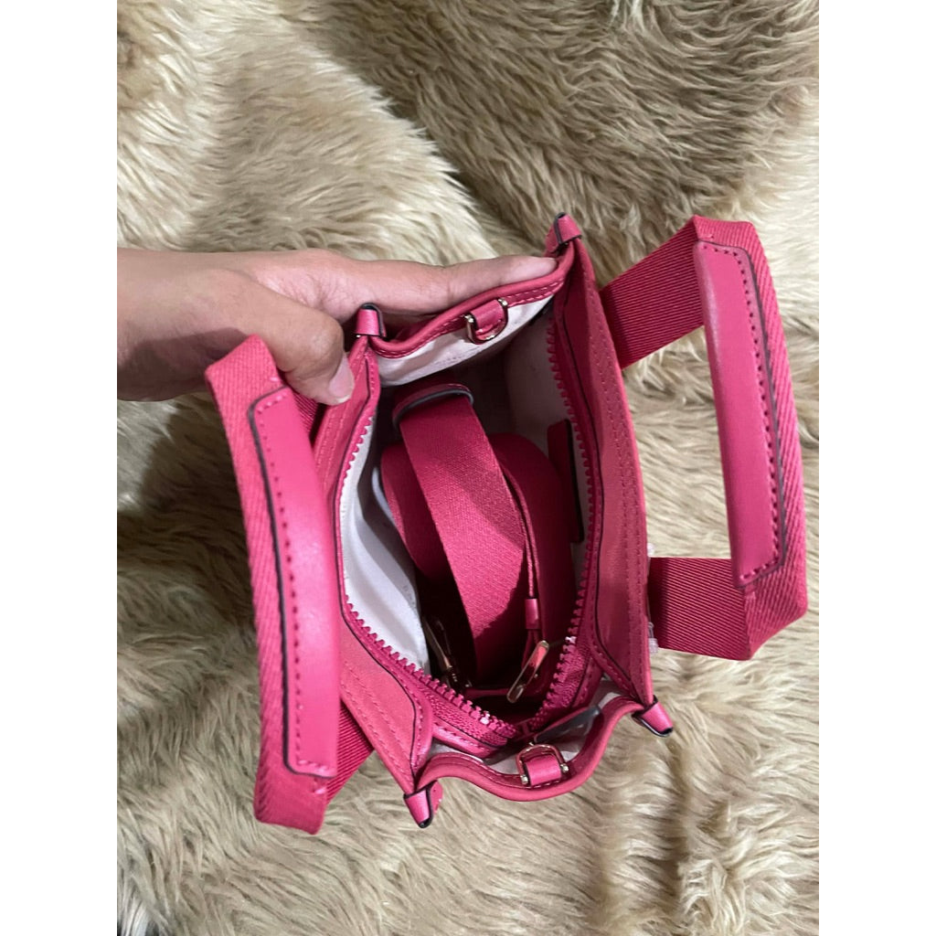 ORIG & IMPORTED KS Kip Nylon Mini Small Large Tote Black Pink Bag