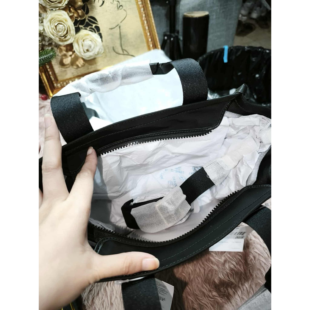 ORIG & IMPORTED KS Kip Nylon Small Tote Black Pink Bag