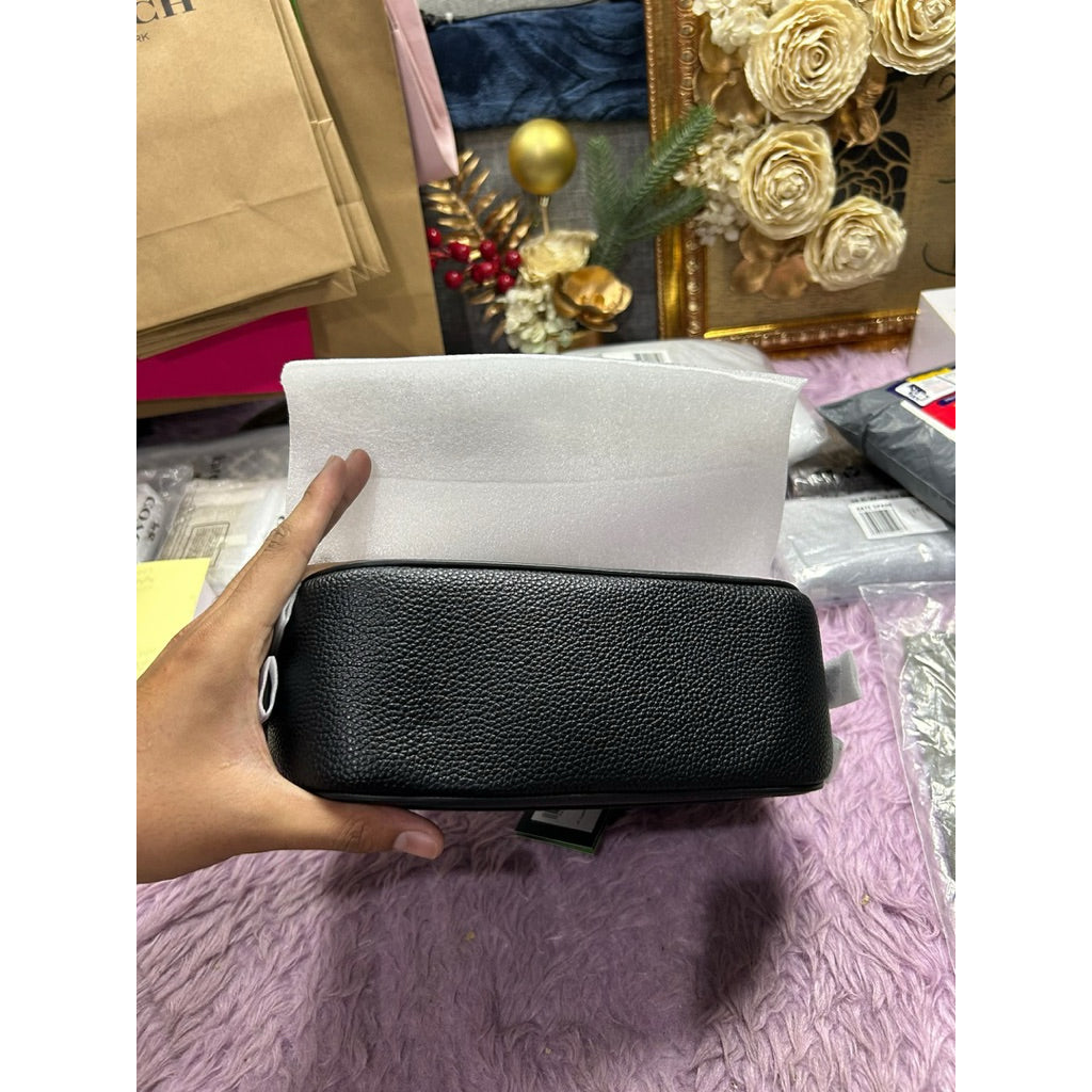 ORIG & IMPORTED KS Knott Top-handle Crossbody Small Black Bag