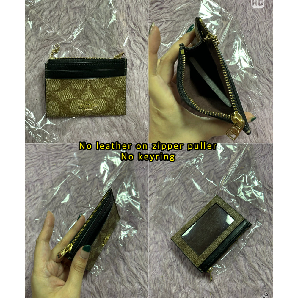 ORIG & IMPORTED Co@ch MINI SKINNY ID CASE CARD HOLDER SMALL WALLET - ORIG, US IMPORTED