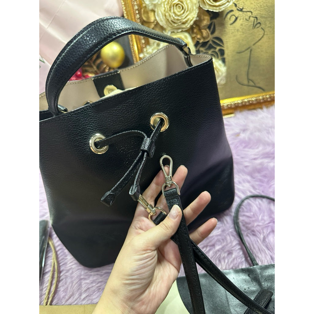 ORIG Preloved KS Eva Large Bucket Black Bag