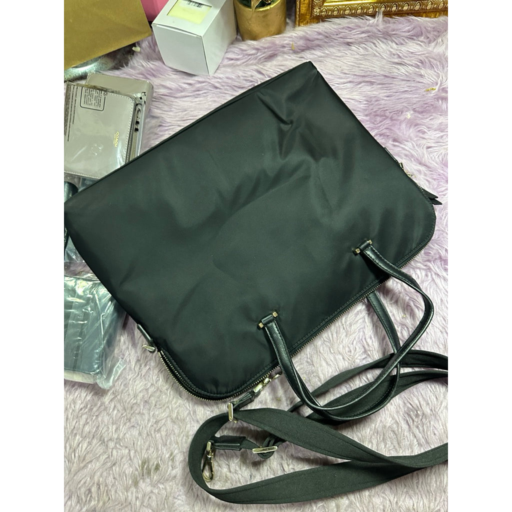 ORIG & IMPORTED KS Dawn Laptop Nylon Bag in Black