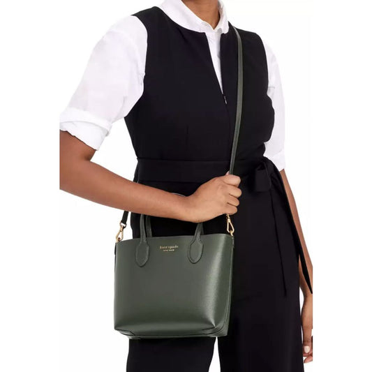 ORIG Preloved KS Retail Bleecker Medium Tote Green Top Handle Bag