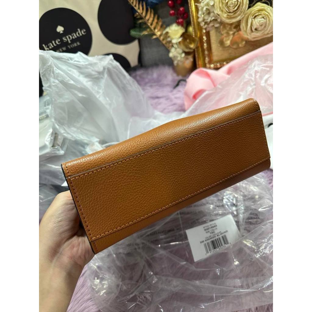 ORIG & IMPORTED MJ Mini Grind Tote Smoked Almond Brown Bag